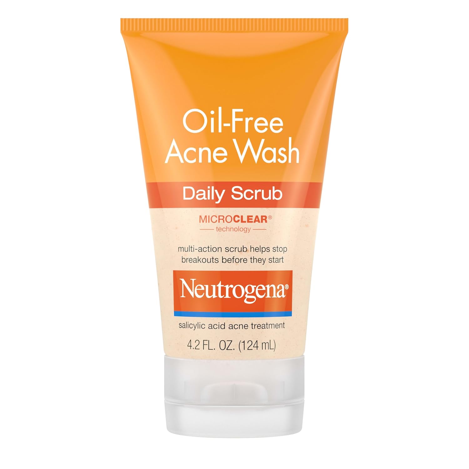 Revitalize Your Skin with Neutrogena Oil-Free Daily Acne Face Scrub - 4.2 Oz of Clearer, Smoother Skin